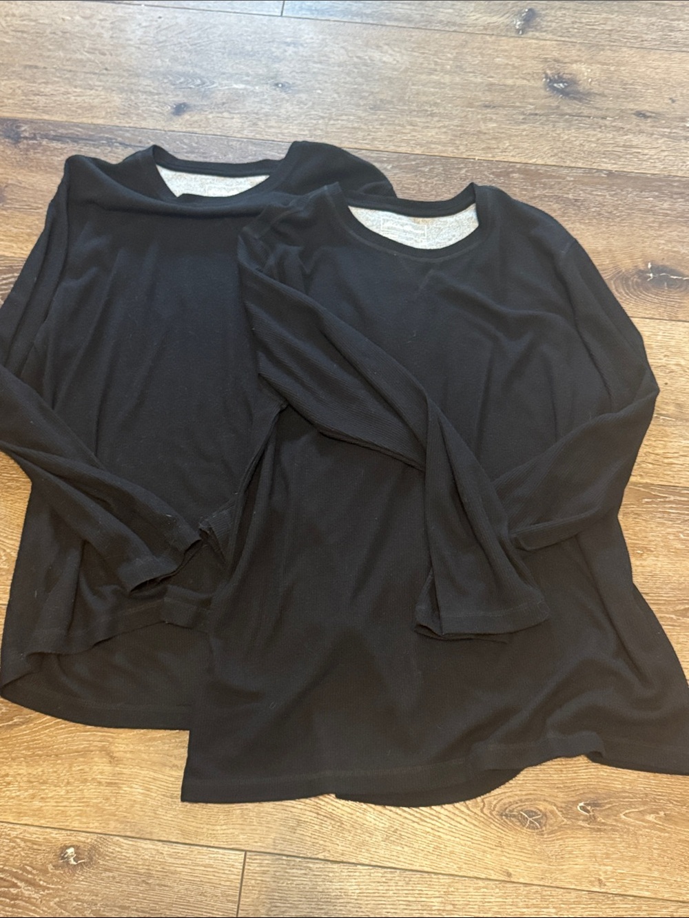 Eddie Bauer black sleep thermals set of 2 XL